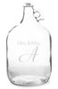 'Mrs. & Mrs. - Wedding Wishes in a Bottle' Gallon Growler Guest Book