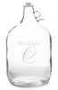 'Mrs. & Mrs. - Wedding Wishes in a Bottle' Gallon Growler Guest Book