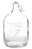 'Mrs. & Mrs. - Wedding Wishes in a Bottle' Gallon Growler Guest Book