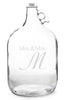 'Mrs. & Mrs. - Wedding Wishes in a Bottle' Gallon Growler Guest Book