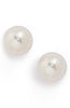 Faux Pearl Stud Earrings