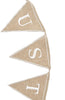 'Just Married' Burlap Banner