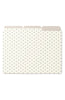 'bikini dot' file folder (set of 6)