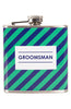 'Groomsman' Stripe Flask