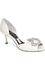 'Crystah' Embellished Satin Pump