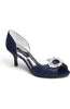 'Crystah' Embellished Satin Pump