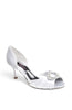 'Crystah' Embellished Satin Pump