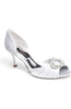 'Crystah' Embellished Satin Pump