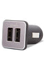 'Revolt Duo' 20W USB Car Charger with Lightning Cable